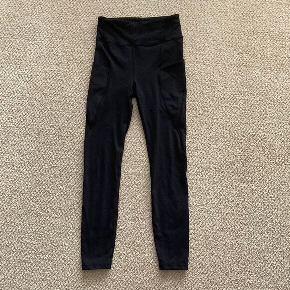 LULULEMON Break Free Tight 25” High Rise Black Nulux Size 4 Leggings Like New - Picture 5 of 16